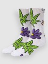 HUF Green Buddy Bloom Socken