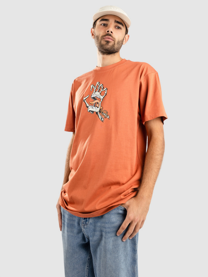 Santa Cruz Bone Hand Cruz Front Tricko