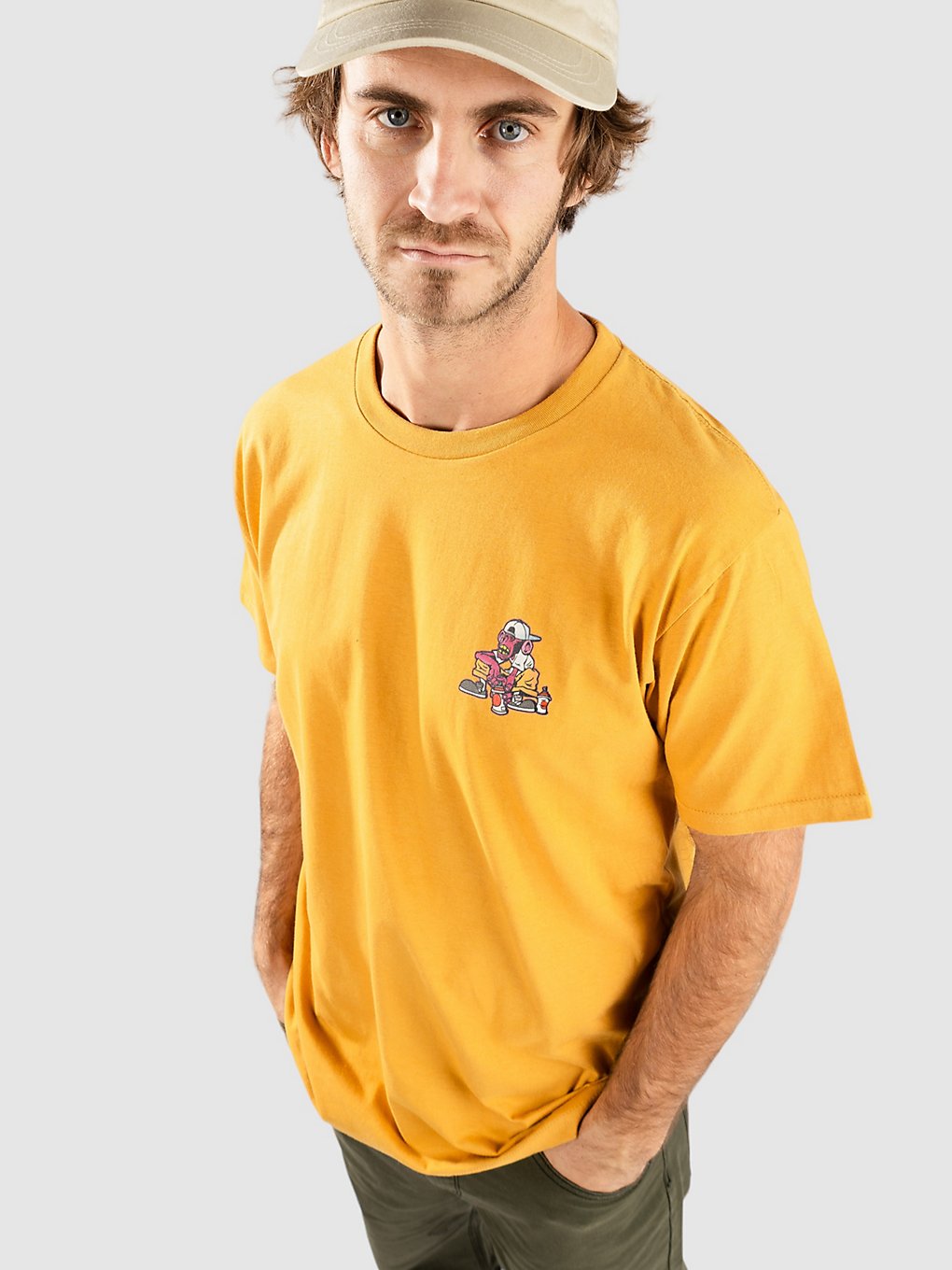 Empyre Ape Loner T-Shirt mustard kaufen