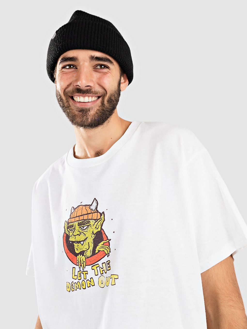 Monet Skateboards Let The Demon Out T-Shirt white kaufen