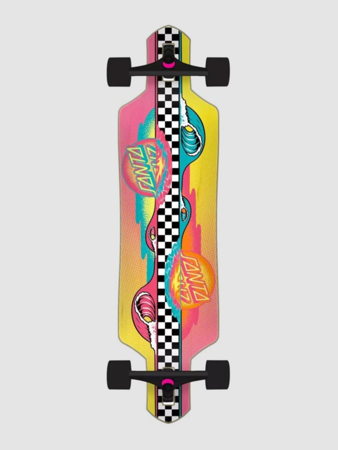 Santa Cruz Sundown Stripes 36″ Drop Through Longboard complet