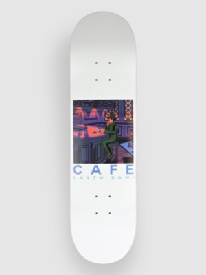 Photos - Other for outdoor activities Skateboard Café Skateboard Café Barfly 8.25" Skateboard Deck white