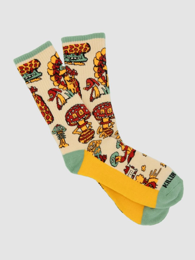 Killer Acid Mushroom Friends Socks