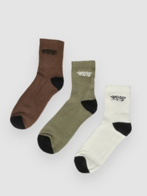 3 Pack Quarter Chaussettes