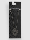 Stone and Locket Planchett Collana