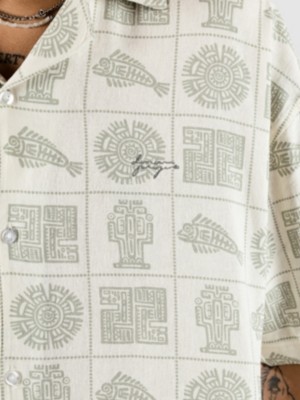 Printed Linen Resort Chemise