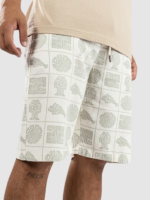 Printed Linen Long Short