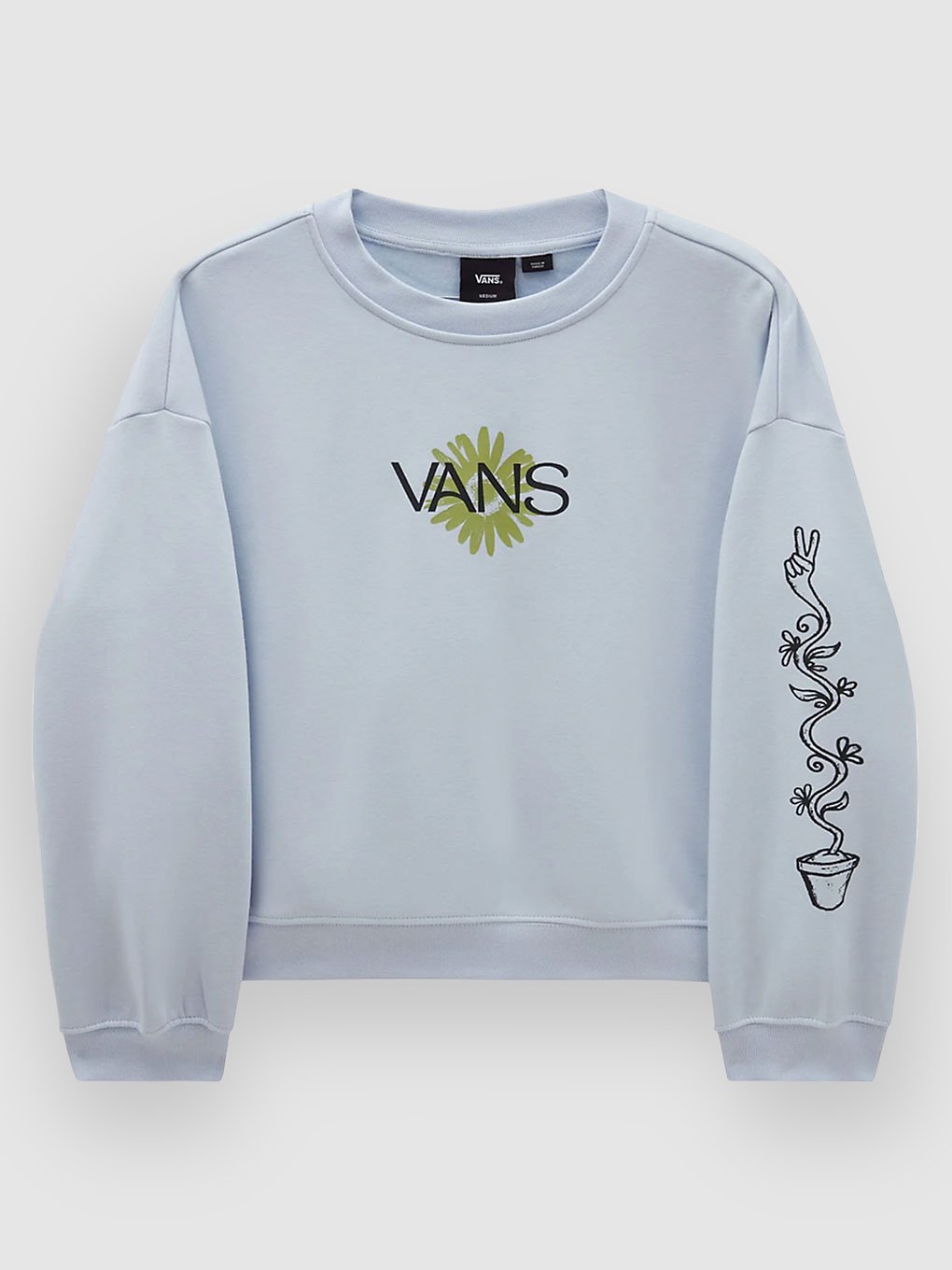 Vans Bee Peace Slouchy Crew Sweater halogen blue kaufen