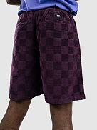 Range Checkbrd Cord Loose Shorts