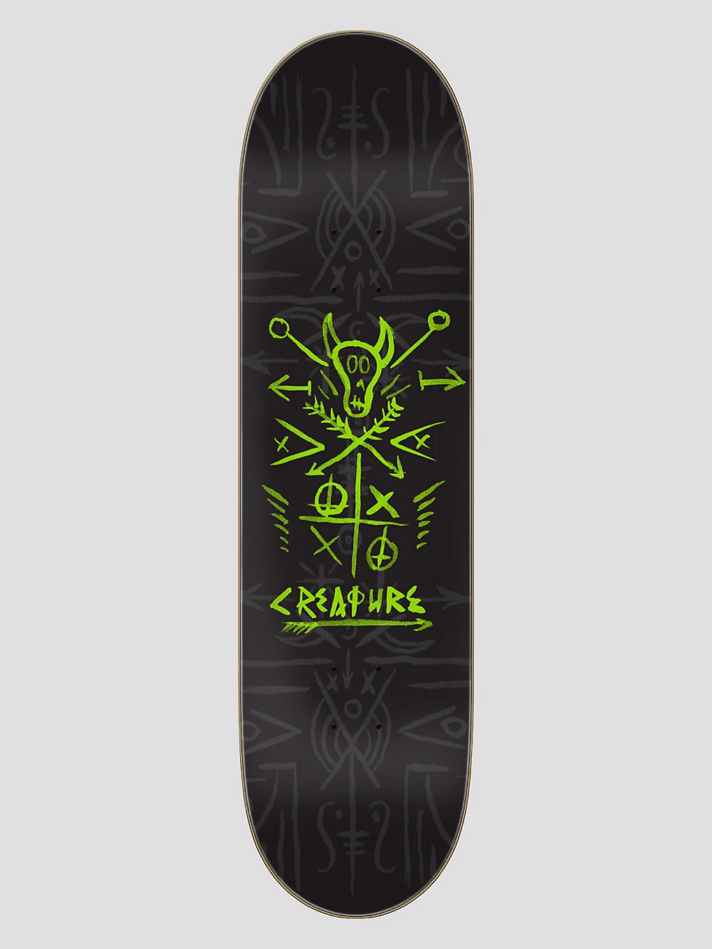 Creature Visualz 7 Ply Birch 8" Skateboard Deck black kaufen