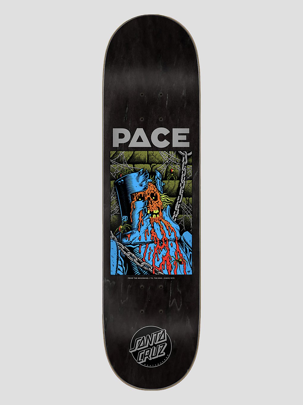 Santa Cruz Pace Dungeon 8.25" Skateboard Deck black kaufen