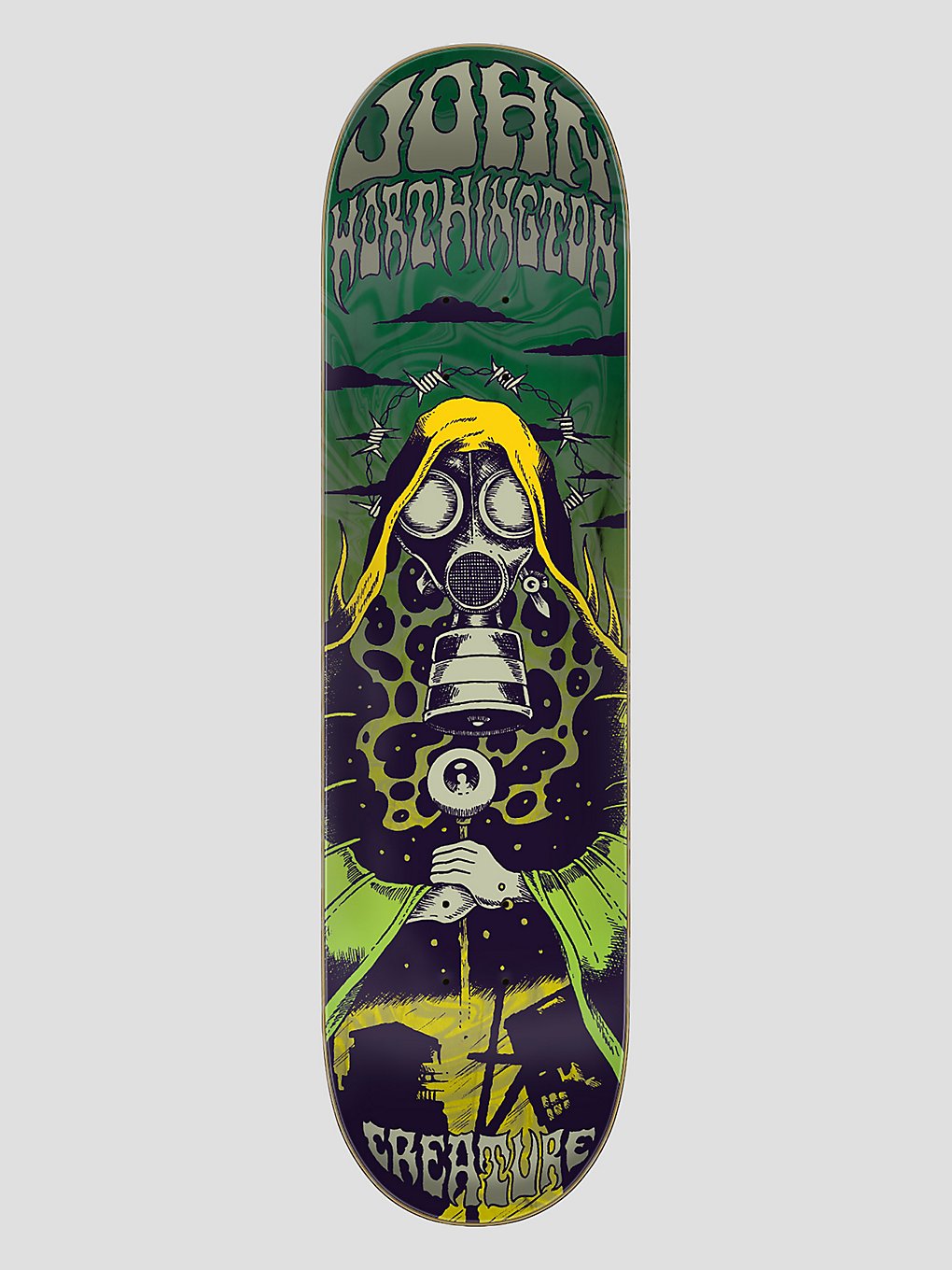 Creature Worthington Tripz Vx 8.25" Skateboard Deck green kaufen