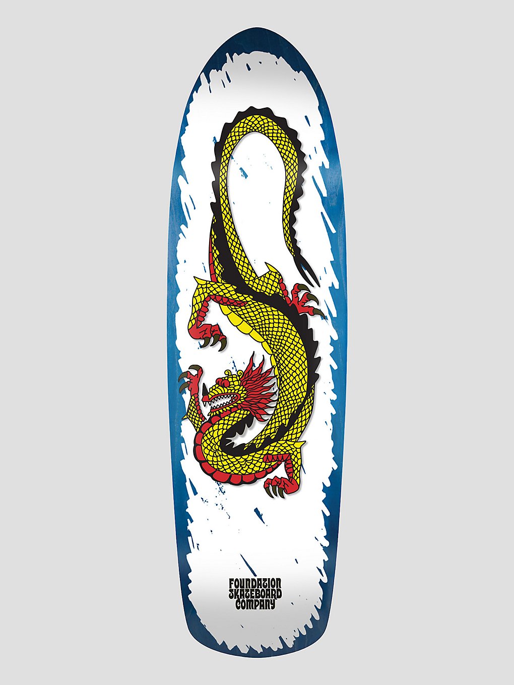 Foundation Dragon - Shaped 8.13" Skateboard Deck white kaufen
