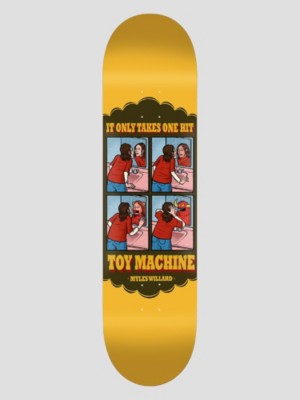 Toy Machine Willard One Hit 8.5" Skateboard Deck yellow kaufen