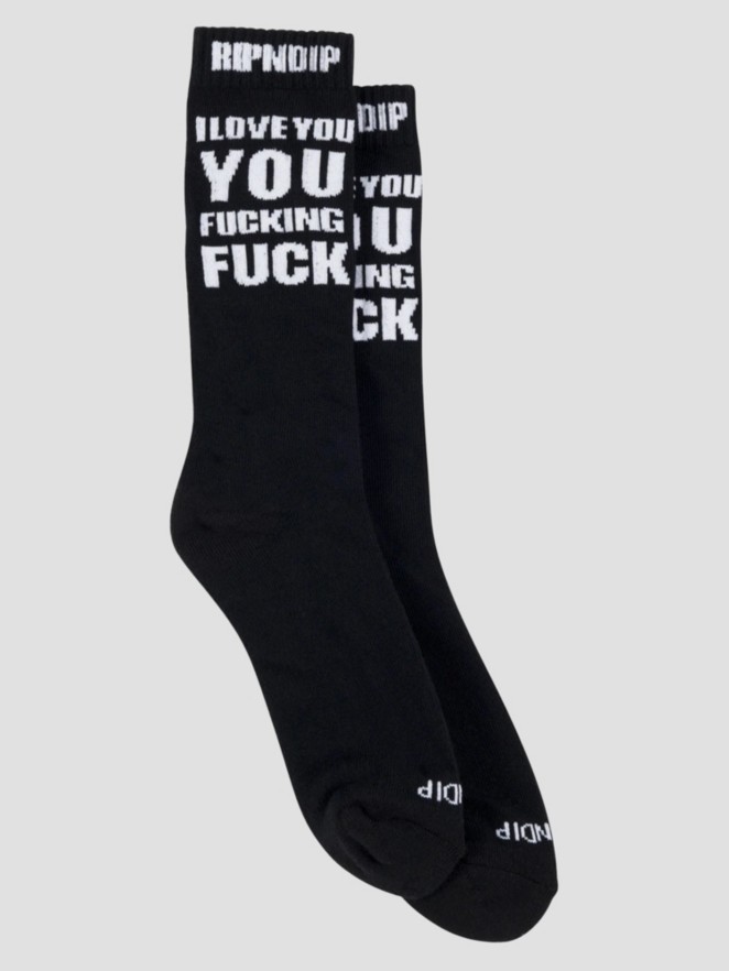 RIPNDIP Ily Fuckin Fuck Socks