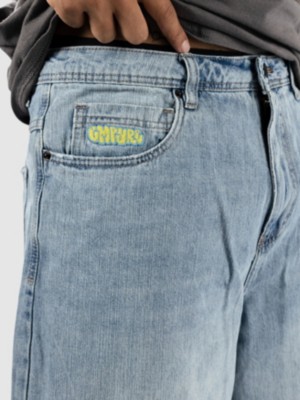 Ultra Loose Sk8 Denim W Embroidery Pantaloncini