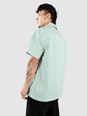 Glen Striped Zip Camisa