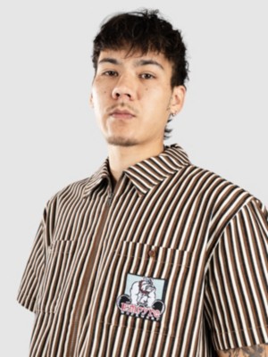 Glen Striped Work Shirt