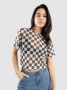 Blue Tomato Cropped Mesh Layer Camiseta