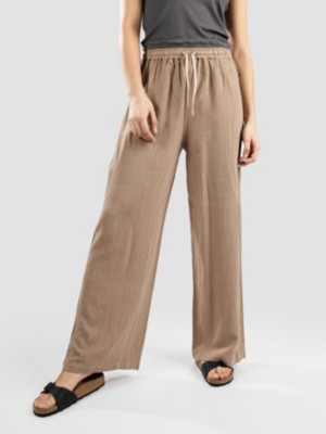 Long Wide Leg Linen Pantalon