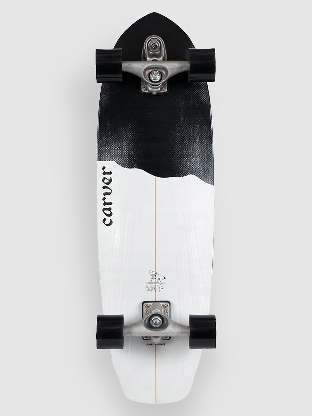 Carver Skateboards Black Tip C7 32,5" Surfskate uni kaufen