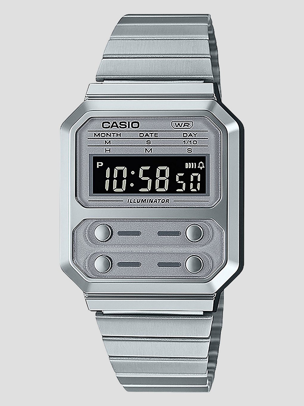 Casio A100WE-7BEF Uhr silber kaufen