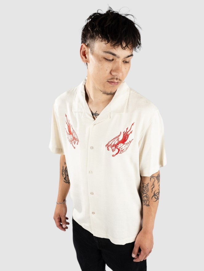 Welcome Hellion Embroidered Linen Shirt