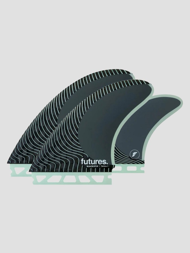 Futures Fins Twin +1 Tri Blackstix Vin Set