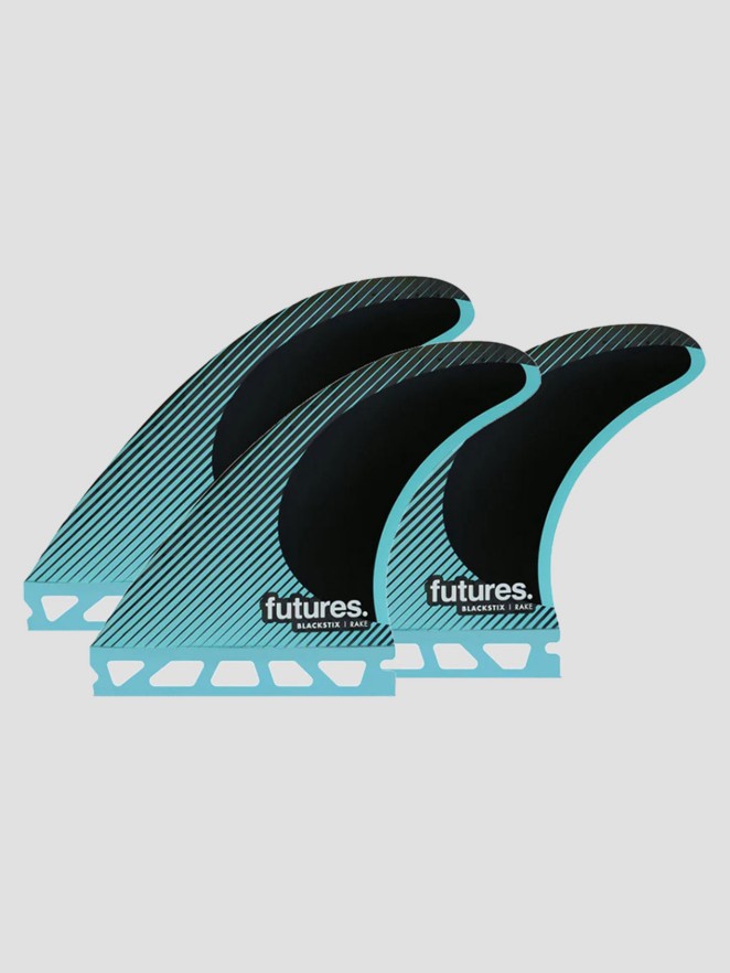Futures Fins Thruster R4 Blackstix Rake S Pletwy Set