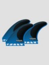Futures Fins Thruster R6 Blackstix Rake M Fin Set