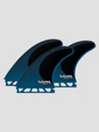 Futures Fins Thruster R8 Blackstix Rake L Fin Set