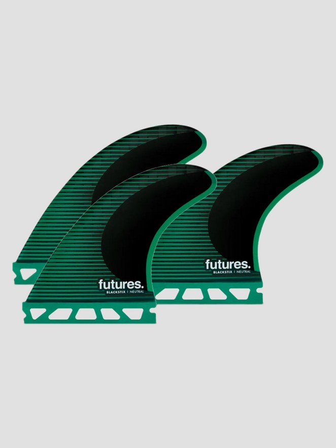 Futures Fins Thruster F6 Blackstix Neutral M Fin Set