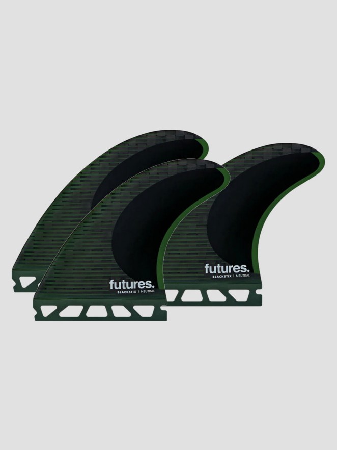 Futures Fins Thruster F8 Blackstix Neutral L Fin Set