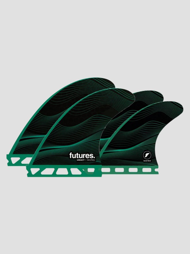 Futures Fins Quad F6 Honeycomb Legacy Neutral M Fin Set