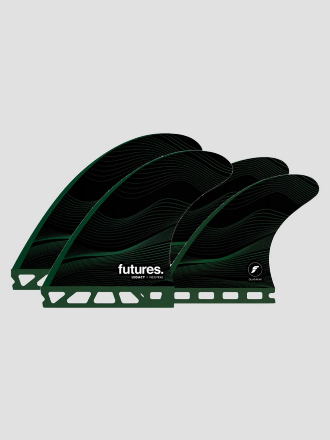 Futures Fins Quad F8 Honeycomb Legacy Neutral L Fin Set