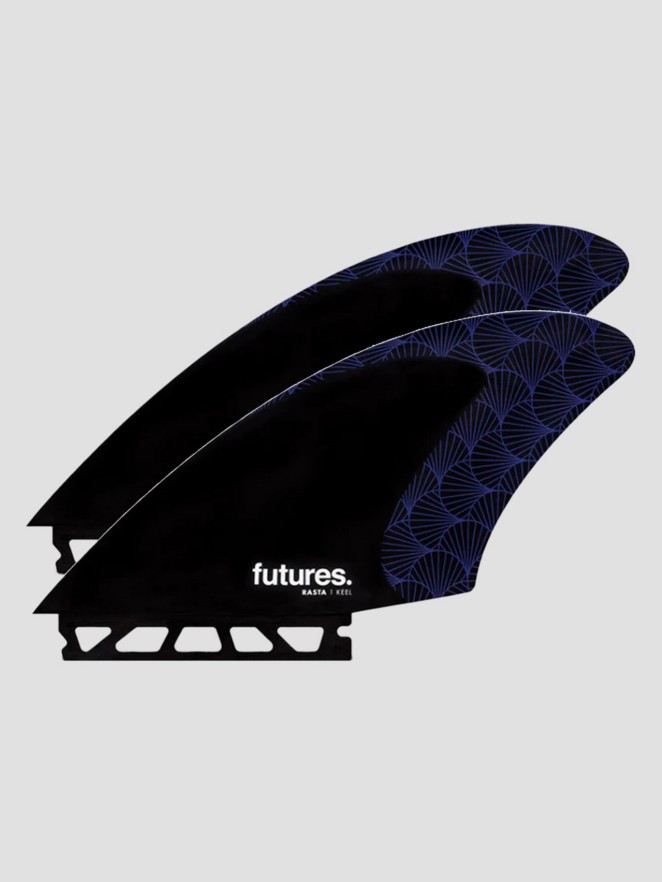 Futures Fins Twin Rasta Keel Honeycomb Fin Set