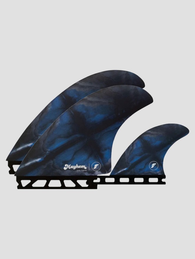Futures Fins Twin+1 Mayhem Evil Honeycomb L Fin Set
