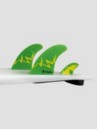 Futures Fins Twin+1 Glenn Pang Fiberglass Pletwy Set