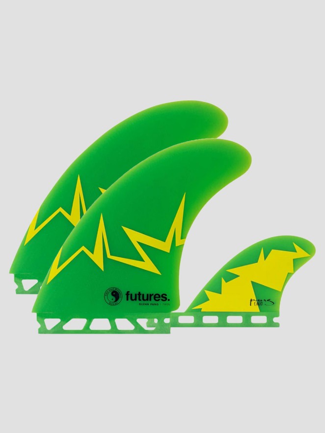 Futures Fins Twin+1 Glenn Pang Fiberglass Pinne Set