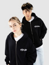 Shaka Wear Logo Double Garment Dye Hoodie med Dragkedja