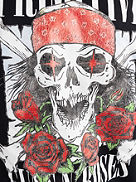 X Guns N Roses Streets H&aelig;ttetr&oslash;je