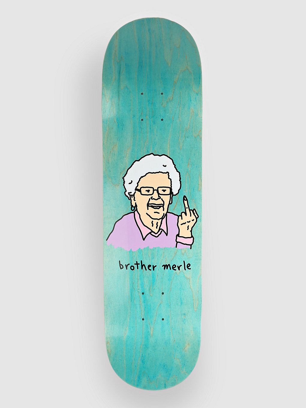 Brother Merle Betty 8.25" Skateboard Deck teal kaufen