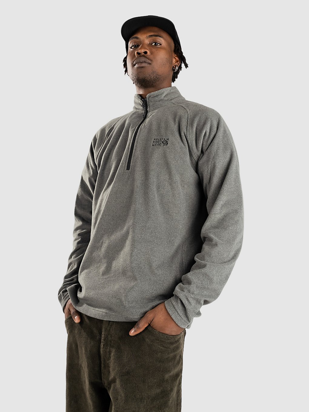 Mountain Hardwear Polartec Microfleece 1/4 Zip Sweater foil grey kaufen