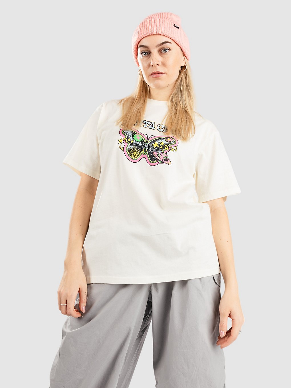 Santa Cruz Galactic Butterfly T-Shirt optic white kaufen