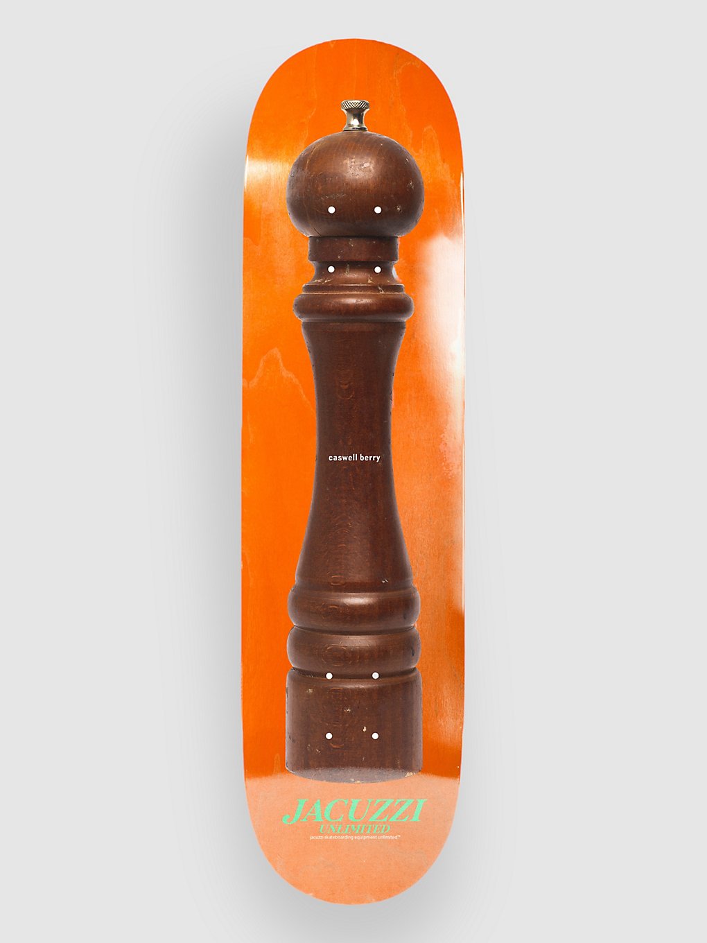 Jacuzzi Unlimited Caswell Berry Pepper Grinder 8.25" Skateboard Deck orange kaufen