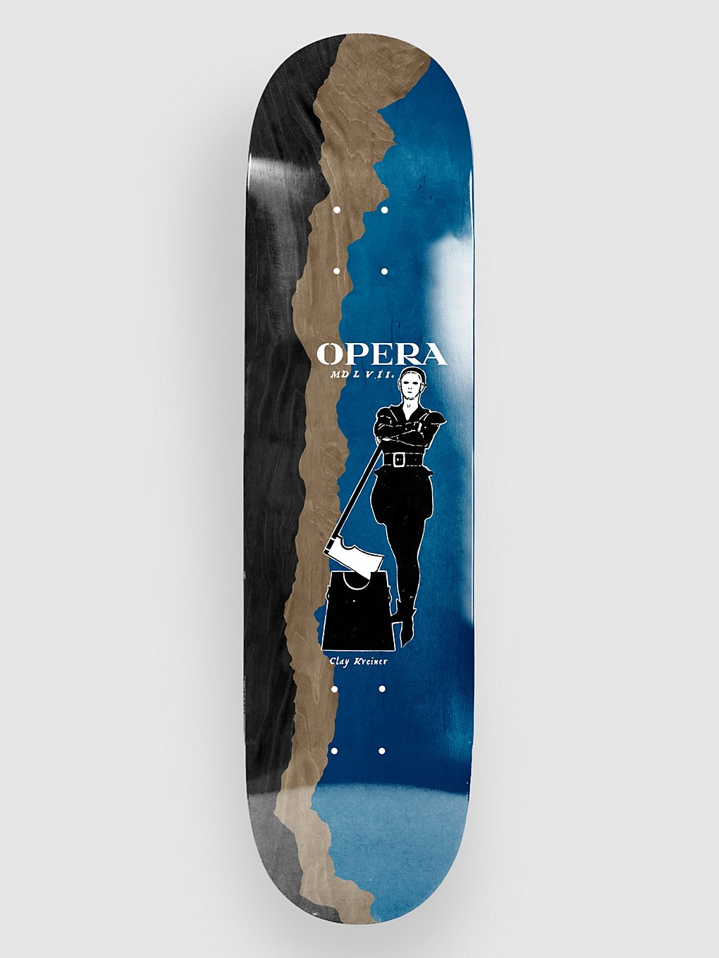 Opera Skateboards Clay Kreiner - Cutter 8.5" Skateboard Deck black kaufen