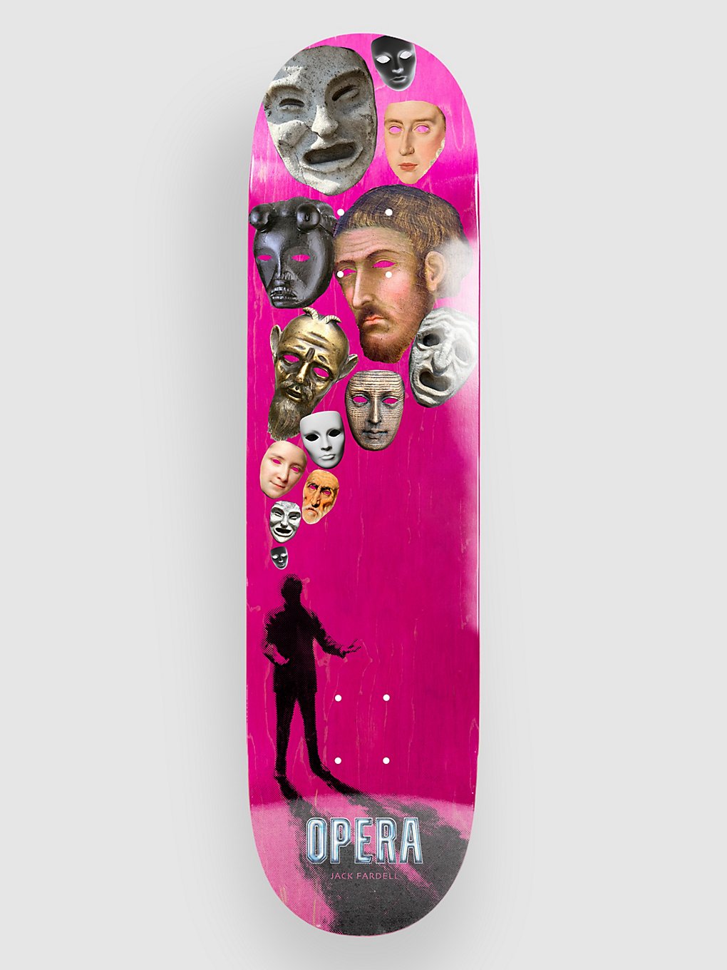 Opera Skateboards Jack Fardell - Head Case 8.7" Skateboard Deck pink kaufen
