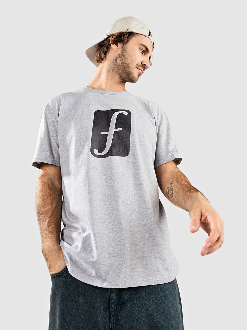Forum F-Solid T-Shirt heather grey kaufen