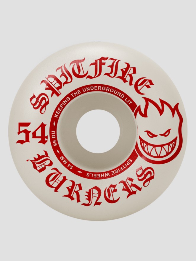 Spitfire 99Du Burner Red 54mm Renkaat