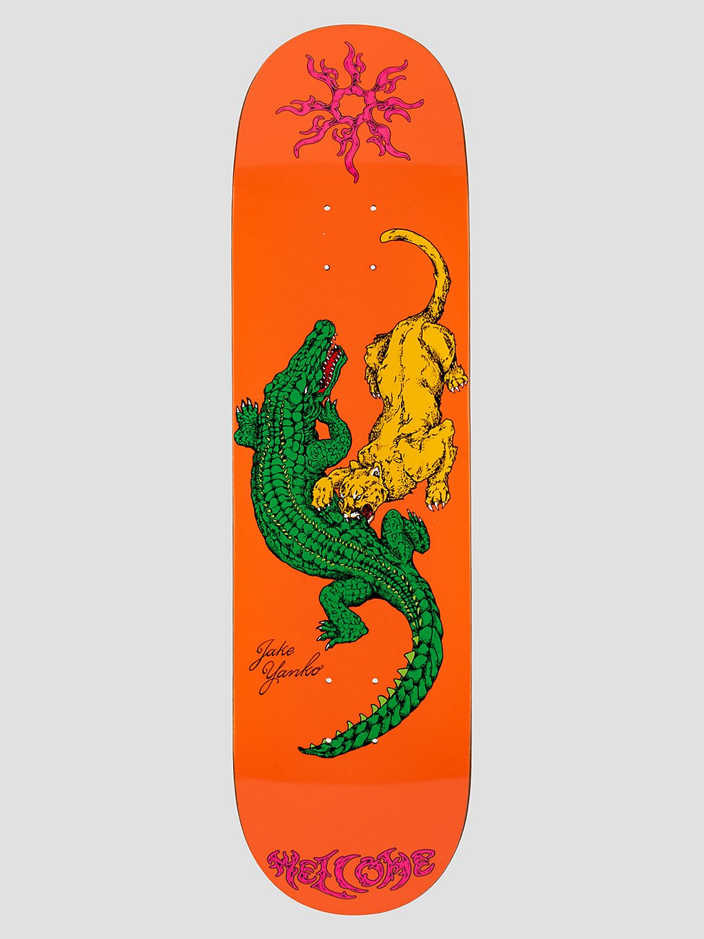 Welcome Swamp Fight On Popsicle 8.5" Skateboard Deck orange kaufen